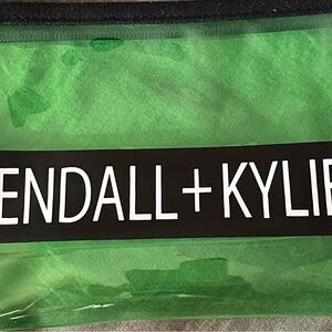 KENDALL + KYLIE Green Transparent Pouch